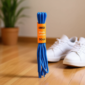 Laccio per scarpe ILAN 90 cm blu luminoso per sneakers - Product Image 2