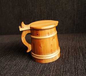 Mug en bois artisanal, vaisselle écologique - Product Image 4