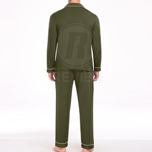 Pyjama pour homme de haute qualité, prix de gros, pyjama pour homme en marque privée - Product Image 2
