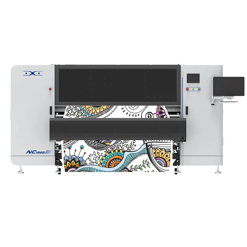 फैक्टरी आपूर्ति उच्च गति सूती कपड़े इंकजेट प्रिंटिंग मशीन सीधे फैब्रिक प्रिंटर के लिए