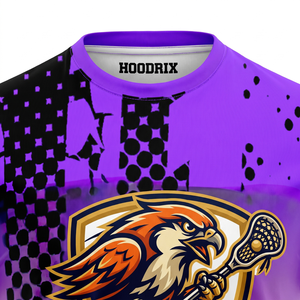 Sublimated Custom Logo Lacrosse Shooting Shirt Practice Jersey Breathable Mesh Sportswear OEM Team Uniform Wholesale Price - Product Image 5