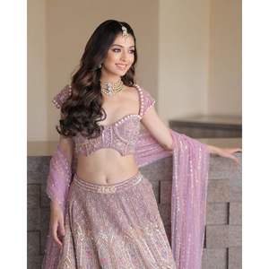 ชุดราตรีชุดราตรีใส่ทำงานปักลายด้ายหลายเส้นสวยงามชุดปาร์ตี้ - Product Image 4