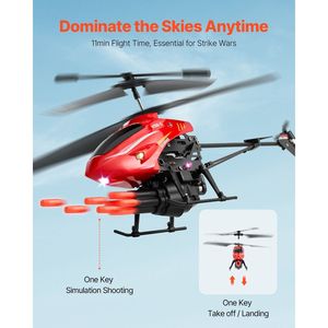 3.5 canale telecomando RC elicottero giocattolo aereo per bambini con modalità di tiro regalo perfetto - Product Image 2