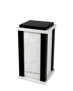 Handmade Polished Onyx Marble Eco-Friendly Cremation Urn for Human Ashes-Wholesale Funeral Supplies - Product Image 1