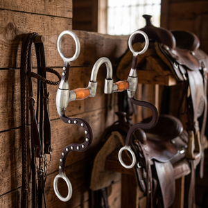 Bocado para Caballo con Incrustaciones de Cobre, Equipo Ecuestre Ajustable para Caballos, Uso Veterinario Duradero - Product Image 5