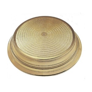 Best Quality Embossed Cake Padestal Gold Plated Fruit Rack For Dinner Table Cake And Party Dessert Server Cake Organizer - Product Image 2