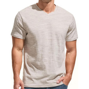 เสื้อยืดโพลีเอสเตอร์ OEM โลโก้สั่งทำ เสื้อยืดเปล่าเรียบๆ สำหรับผู้ชาย - Product Image 5