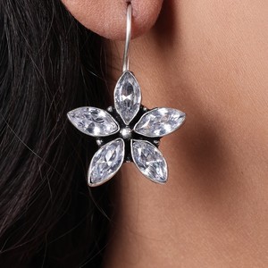 CAOSHI Pendientes de Plata de Ley con Diseño de Gota de Agua y Circonita, Estilo Vintage para Mujer, Venta al por Mayor - Product Image 1