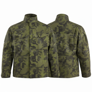 All Over Printed <b>Camo</b> Design Pattern Utility <b>Jacket</b> <b>For</b> Unisex Outdoor Stand Collar Long Sleeve Winter All Season Comfort Coats - Product Image 3