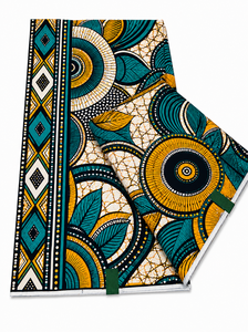 Último Modelo, Tela Africana de Batik Orgánico Tejido de Alta Calidad, 100% Algodón, con Estampado Brillante, para Vestidos Capulana - Product Image 5