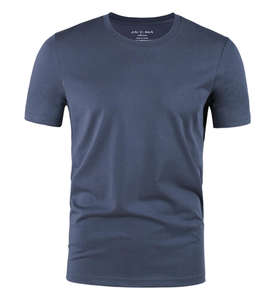 T-shirts en gros de haute qualité, 190g, en coton polyester épais, col rond, streetwear, fabricants de t-shirts - Product Image 3