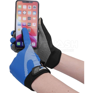 Custom Full Finger Cycling <b>Gloves</b> Breathable Anti-Slip <b>Touchscreen</b> Full Finger Cycling <b>Gloves</b> - Product Image 5