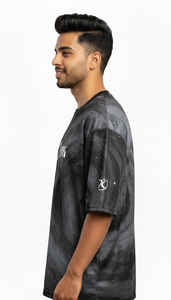 เสื้อยืดโอเวอร์ไซส์พรีเมียมสำหรับผู้ชาย พิมพ์ลายแบบซับลิเมชั่น สไตล์ลำลอง สตรีทแวร์ ทันสมัย ใส่ได้ทุกวัน - Product Image 5