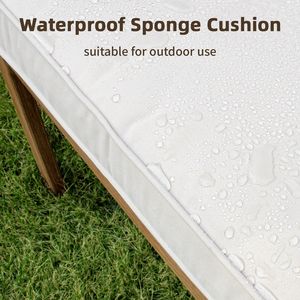 Set di 2 Sedie da Esterno Fatte a Mano per Patio, Terrazza e Giardino in Metallo con Cuscini Impermeabili - Product Image 6