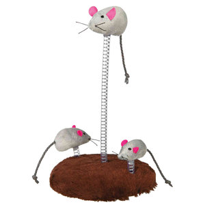 Peluche Dock pour souris de compagnie 15 x 22 cm, jouet interactif et de mouvement pour animaux de compagnie - Product Image 1
