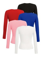 Nuevas Camisetas al por Mayor con Logotipo Personalizado para Mujer, Estilo Casual de Verano, Corte Holgado, Antiarrugas, Transpirables, Ecológicas, de Spandex de Secado Rápido