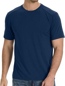 T-shirts pour hommes 100% coton, coupe ample, manches courtes, col rond, poids lourd, anti-transpiration, respirants, séchage rapide, anti-plis - Product Image 3