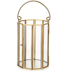 Fabricant de lanterne à bougie en métal personnalisée pour la décoration de la maison 2024 Lanterne à bougie en métal et en verre transparent dernier cri - Product Image 5