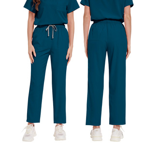Conjunto de Uniforme Médico Transpirable de Secado Rápido de Poliéster/Algodón Tejido, que Absorbe la Humedad, Unisex, para Enfermería - Product Image 2