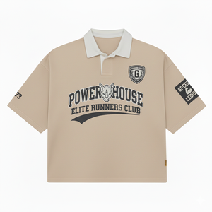 Polo de Rugby Personalizado, Corte Cuadrado, Hombros Caídos, 100% Algodón, Polo de Golf Extra Grande con Logotipo - Product Image 1