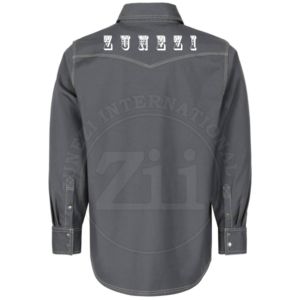 เสื้อกันไฟ CAT 2 FR แบบติดกระดุม ป้องกันไฟลุกลาม กันน้ำ แห้งเร็ว เสื้อเชื่อมโลหะ ทนทาน ใช้ได้ทั้งชายและหญิง ผ้าฝ้าย - Product Image 3