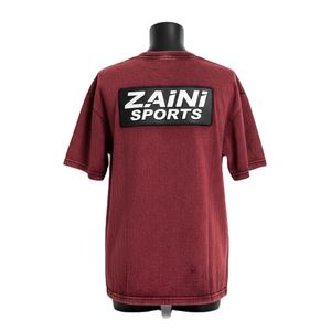 T-shirt femme délavé à l'acide en coton jersey premium GSM, couleur vintage douce, avec impression de logo personnalisé en silicone - Product Image 2