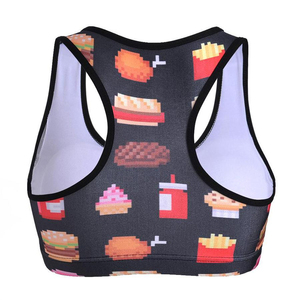 Soutien-gorge de sport pour femme de qualité supérieure, à maintien élevé, avec logo frontal, en Spandex/Nylon, pour le yoga, l'entraînement et le fitness, vente en gros, service OEM - Product Image 6