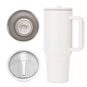 EffiPrint Tumbler <span class=keywords><strong>da</strong></span> Viaggio Personalizzato <span class=keywords><strong>da</strong></span> 40oz in Acciaio Inossidabile a Doppia Parete <span class=keywords><strong>con</strong></span> Isolamento Sottovuoto, Antigoccia, <span class=keywords><strong>con</strong></span> Manico e Coperchio - Product Image 2