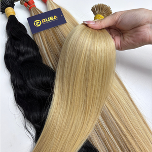 Extensiones de Cabello Virgen Vietnamita RUSA con Puntas I-Tip, a Granel, de Una Sola Pieza, con Puntas Completas, Compatibles con HD, Lisas - Product Image 2