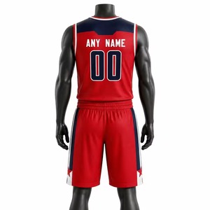 Maillots de sport respirants en polyester pour hommes, ensembles d'uniformes de basketball personnalisables pour jeunes, vêtements de basketball sur mesure - Product Image 6