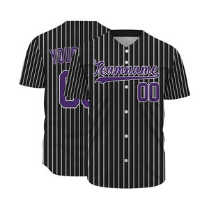 Camiseta de Béisbol Personalizada con Estampado Sólido, Ropa Deportiva Transpirable, Logotipo Frontal Personalizado, Camisa Corta con Botones para Hombre y Mujer, Invierno - Product Image 3
