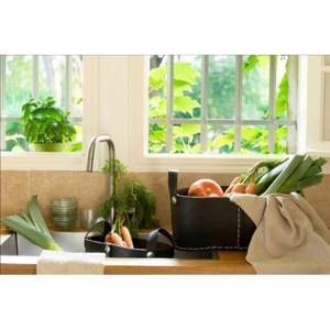 Panier artisanal classique en pneus recyclés, panier durable pour le rangement de bûches, de chaussures ou de couvertures, vente en gros depuis le Vietnam - Product Image 4