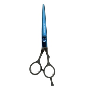 Ciseaux de coiffure professionnels en cobalt bleu japonais de 6 pouces Outils de coupe de précision pour les barbiers et les stylistes - Product Image 1