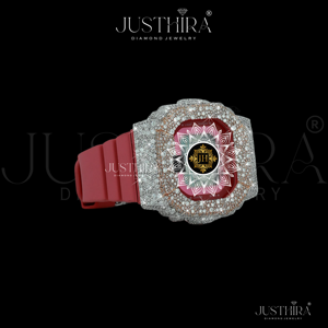 Reloj de pulsera con diamantes para hombre o mujer, diamantes Moissanite VVS premium, reloj G-Shock estilo HipHop al mejor precio. - Product Image 3
