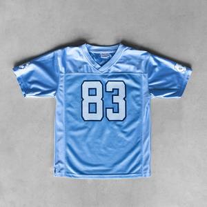 Camisetas de malla retro americanas personalizadas de alta calidad para hombre, camisetas con cuello en V, sublimadas, unisex, de corte holgado, para hombre. - Product Image 5