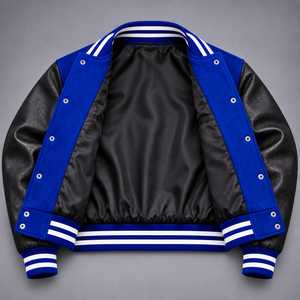 Varsity <b>Jacket</b> Supplier With Custom Sizing OEM Production <b>S</b> <b>M</b> L XL Streetwear USA - Product Image 3