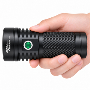 Lampe de travail rechargeable ZeroBeam F50 à 6 LED, professionnelle, étanche IPX8, 17000 lumens, portée de 560 m, chargement USB-C, verre trempé - Product Image 1