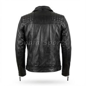 Gents Leather Jacket Slim Design Modern Fashion Trend Premium Quality Comfortable Durable Stylish Leather Jackets Outfit - Product Image 2