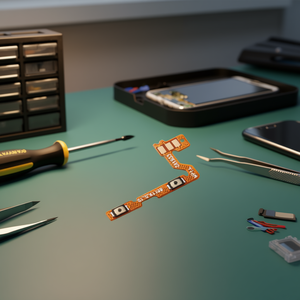 สายเคเบิลวอลลุ่มเฟล็กซ์สำหรับ Galaxy A20s รุ่น A207F อะไหล่ทดแทน - Product Image 3