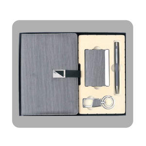 Set de Regalo Corporativo Personalizado de Cuero PU Premium con Impresión en Relieve, Caja de Regalo de Color Personalizado - Diario y Bolígrafo para Pascua/Acción de Gracias - Product Image 5