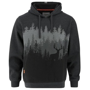 Sweat-shirt à capuche imprimé pour homme - Product Image 1
