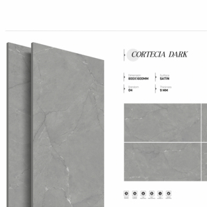 Azulejos de Porcelana de Alto Rendimiento Resistentes a las Manchas 800X1600 |   1200X1800 |   Losas de gran tamaño de 750x1500 mm para arquitectura moderna - Product Image 1