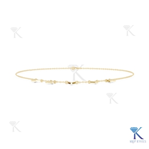 Collar con Inicial de Diamante Cultivado en Laboratorio, Oro Sólido de 14K/18K, Letra con Incrustaciones de Diamantes, Gargantilla, Joyería Fina para Mujer, Aniversario - Product Image 3
