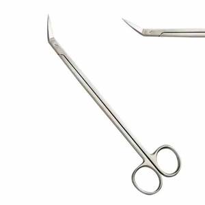 TC Potts Smith Manual Vascular Scissor Angled Steel Edge Blades Handle Stainless Steel Surgical By <b>Blush</b> Surgical - Product Image 4
