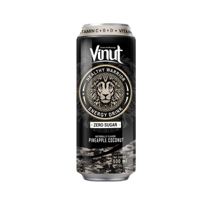 500ml VINUT energy drink Pineapple healthy zero sugar halal whosale food & beverage OEM ODM