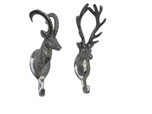 Gancho de pared de ciervo de aluminio para decoración de hogar, oficina y hoteles - Product Image 5