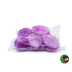 Rodajas de Ñame Morado Congeladas de Grado de Exportación, Envasadas al Vacío y Peladas para la Fabricación de Alimentos, Catering y Suministro de Ingredientes Congelados - Product Image 3