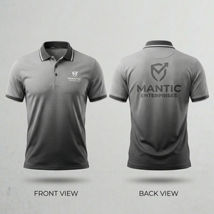 เสื้อยืดผู้ชายผ้าฝ้าย 100% สีพื้น ระบายอากาศ แห้งเร็ว แขนสั้น ปรับแต่งได้ ไซส์ใหญ่ สำหรับผู้ใหญ่ - Product Image 1