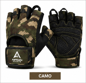 Black Weight Lifting <b>Gloves</b> <b>Fingerless</b> Fitness <b>Gloves</b> Breathable Non Slip Palm Grip Adjustable Wrist for Gym Training - Product Image 3