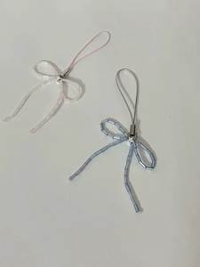 Decorative <b>Beaded</b> Embroidery Keychain with Detailed Handmade <b>Thread</b> Work for Bags Purses and Gift Collections - Product Image 2